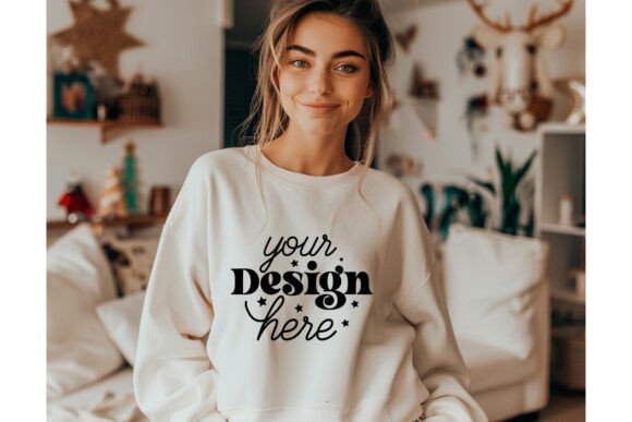 Christmas Comfort Colors 1717 Mockup 49: Graphics & Product Mockups