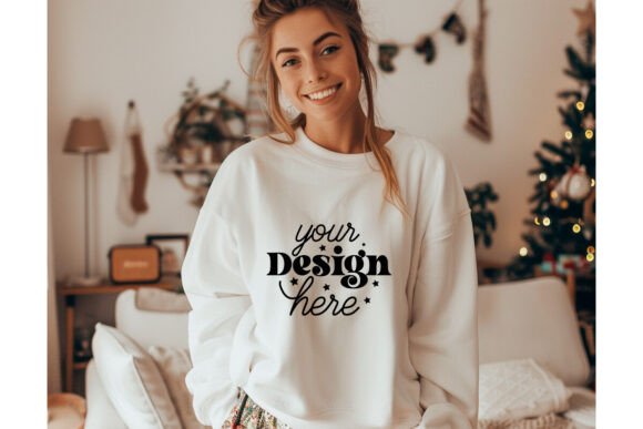 Christmas Comfort Colors 1717 Mockup: Premium Graphics