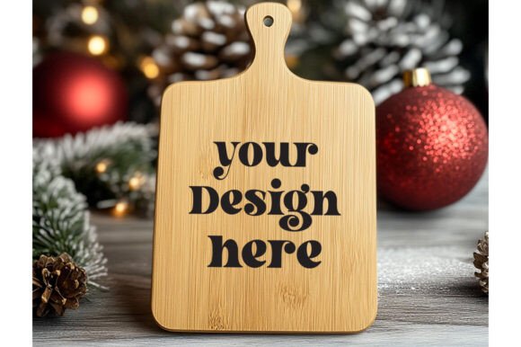 Christmas Cutting Board Mockup 26: Graphics & Product Mockups