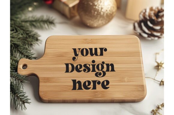 Christmas Cutting Board Mockup 29: Graphics for Product Mockups