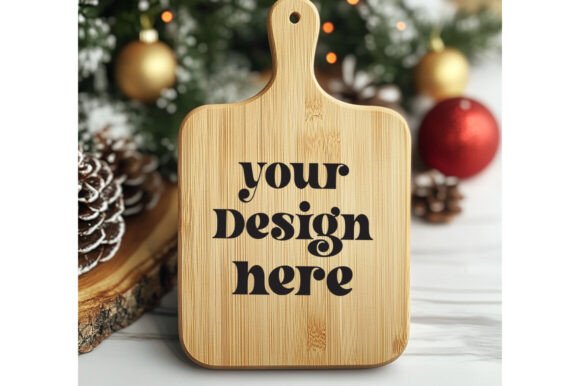 Christmas Cutting Board Mockup 32: Graphics & Product Mockups
