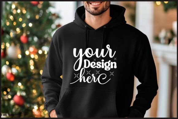 Christmas Hoodie Men Mockup 19: Graphics for Product Mockups