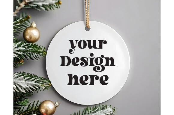 Christmas Ornament Mockup 38: Graphics for Product Mockups