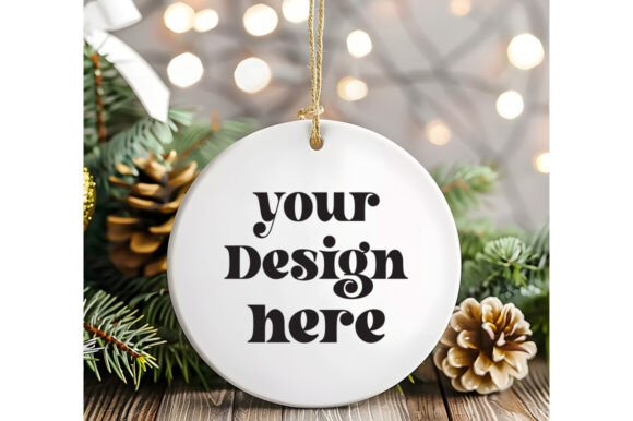 Christmas Ornament Mockup 41: Graphics for Product Mockups