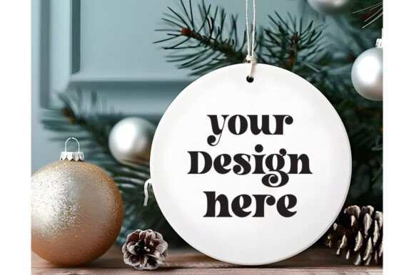 Christmas Ornament Round Sing Mockup 24 Review