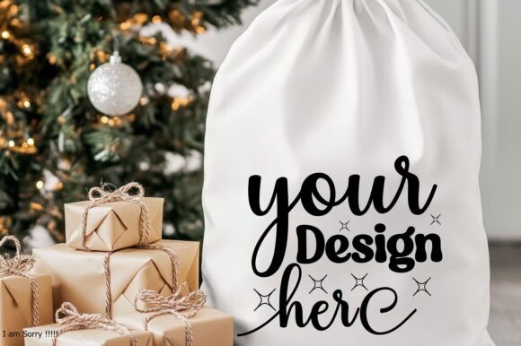 Christmas Santa Sack Mockup Jpg 23: Graphics for Product Mockups