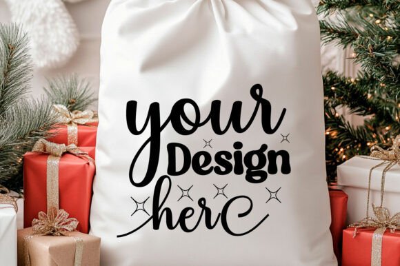 Christmas Santa Sack Mockup Jpg 99: Graphics for Product Mockups