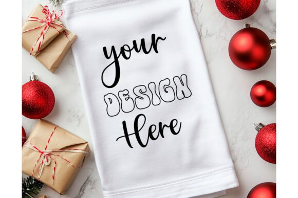 Christmas Towel Mockup 52: Graphics for Product Mockups