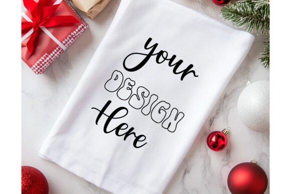 Christmas Towel Mockup 66: Premium Graphics & Product Mockups