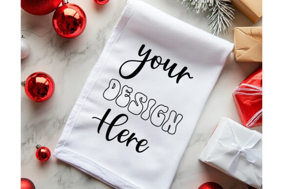 Christmas Towel Mockup 68: Premium Graphics for Product Mockups