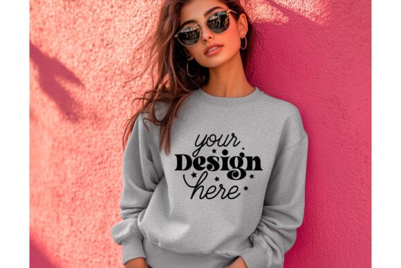 Gildan 18000 Ash Mockup 23: Graphics & Product Mockups