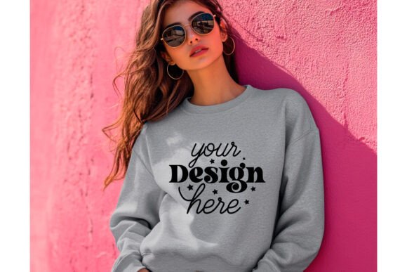 Gildan 18000 Ash Mockup 44: Premium Graphics & Product Mockups