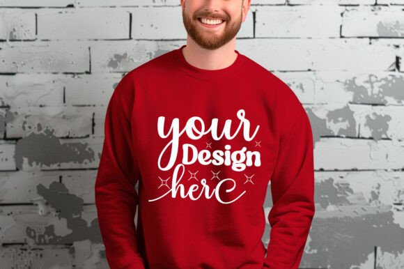 Gildan 18000 Christmas Men Mockup 162: Graphics & Product Mockups