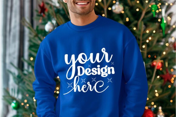 Gildan 18000 Christmas Men Mockup 60: Graphics & Product Mockups