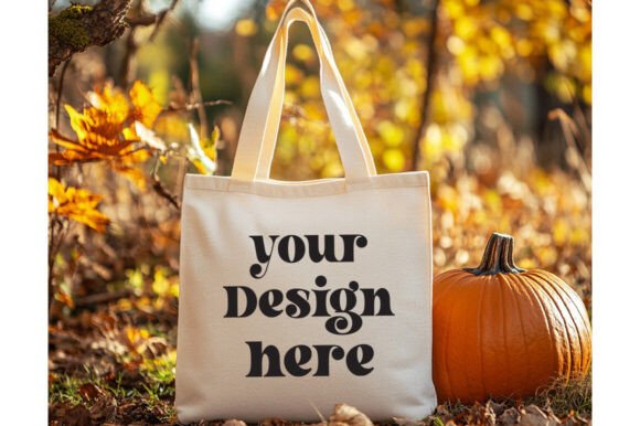 Halloween Tote Mockup: Graphics & Product Mockups