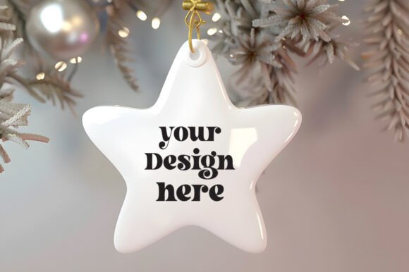Review: Christmas Star Ornament Mockup 1 for Holiday Embroidery
