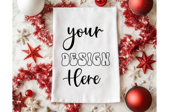 Reviewing Christmas Towel Mockup 42 for Graphics